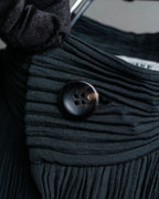 "ISSEY MIYAKE" Pleated vertical line shirt jacket