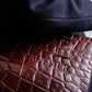 “Jean Paul Gautier” Crocodile-embossed business bag