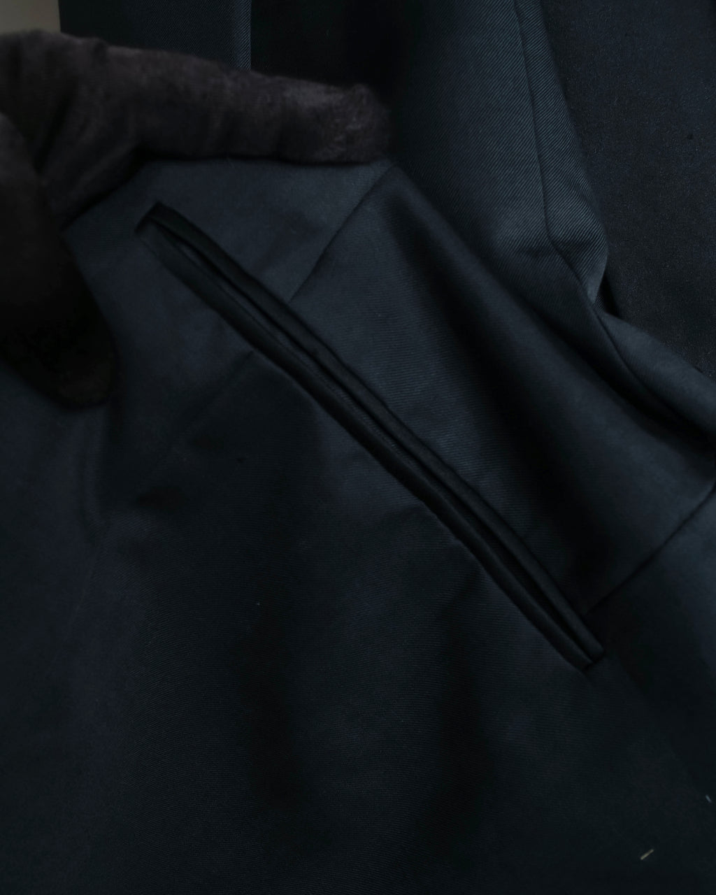 "Vintage shawl collar smoking jacket"