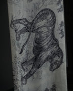 -MOOD Christmas Collection-
"Dior" Maria Grazia Chiuri Toile de Jouy motif silk scarf