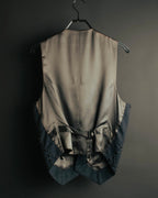 -SPECIAL- “Maison Martin Margiela” 07SS Studded wool leather tailored vest