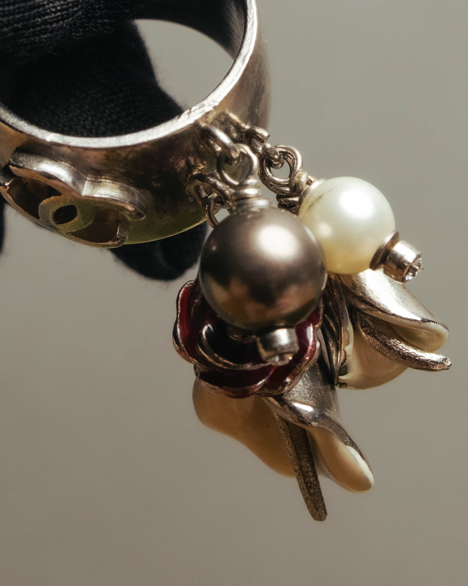 -SPECIAL- “CHANEL” 2005AW charm flower ring