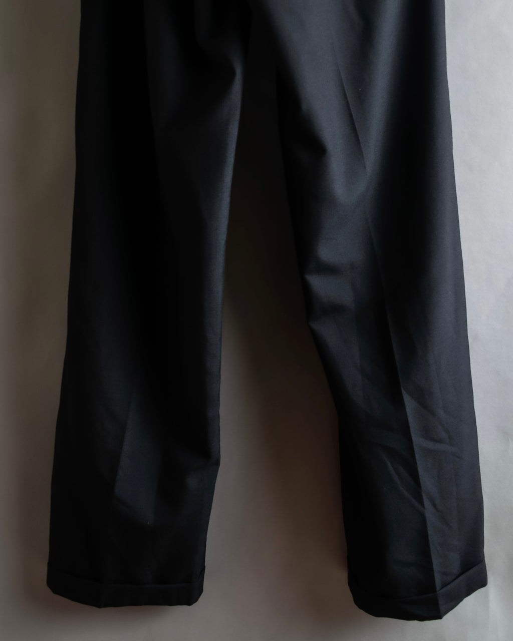 "Vintage high-waisted wide tapered slacks"