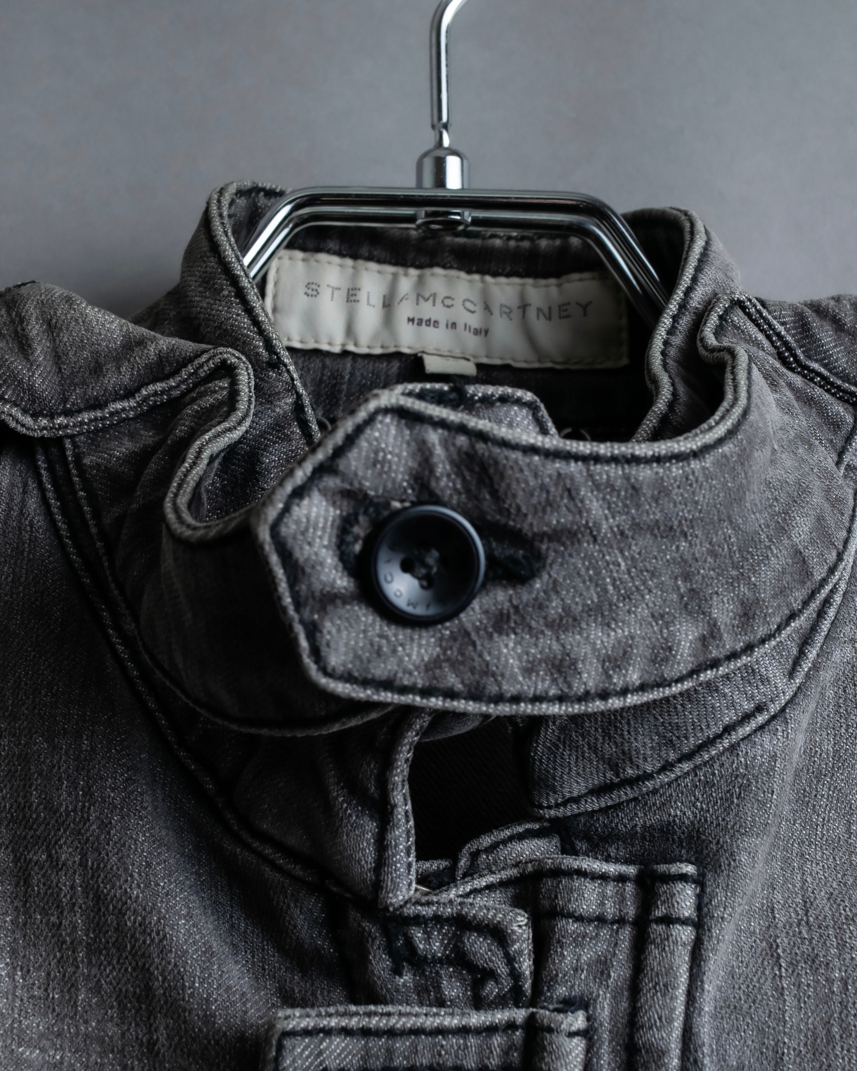 "STELLA McCARTNEY" Multi detail belted denim jacket