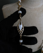 "BALENCIAGA" Leaf motif bijou santoire necklace