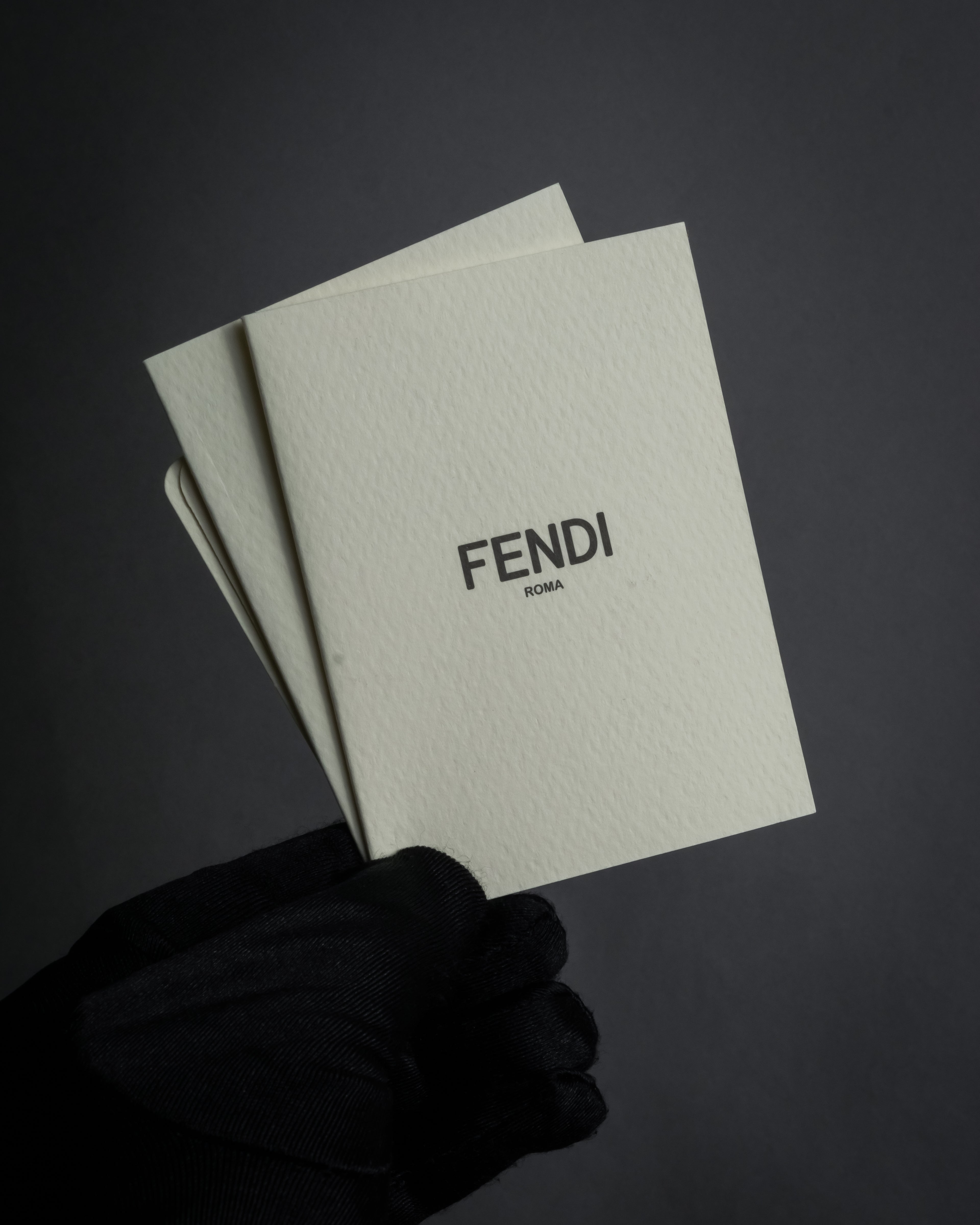“FENDI” 2010’s Architectural grained leather 3Jours bag