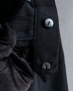 "JEAN PAUL GAULTIER FEMME"
 High-waisted straight draping slacks