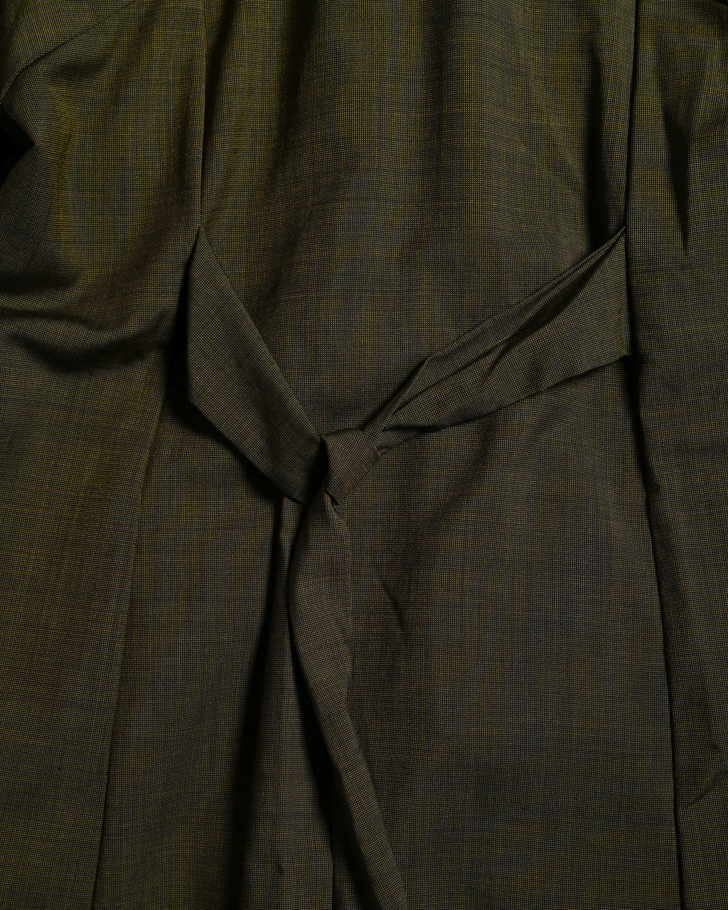 Henrik Vibskov/ Big Collar Short Sleeves Designed Shaped One Piece Khaki