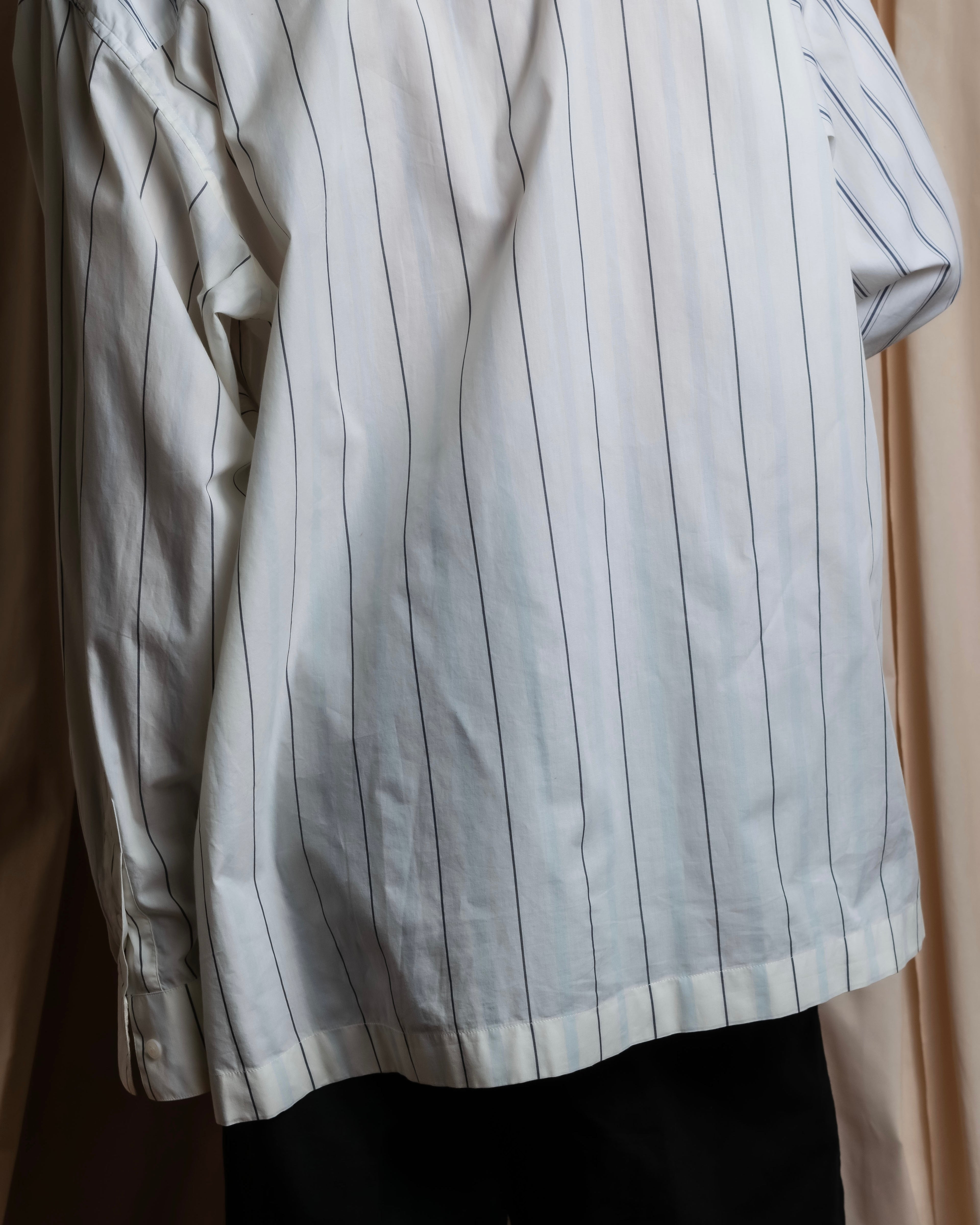 "STELLA McCARTNEY" 18SS Drag queen graphic design stripe shirt