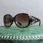 "DIOR" Bijou temple design butterfly frame sunglasses