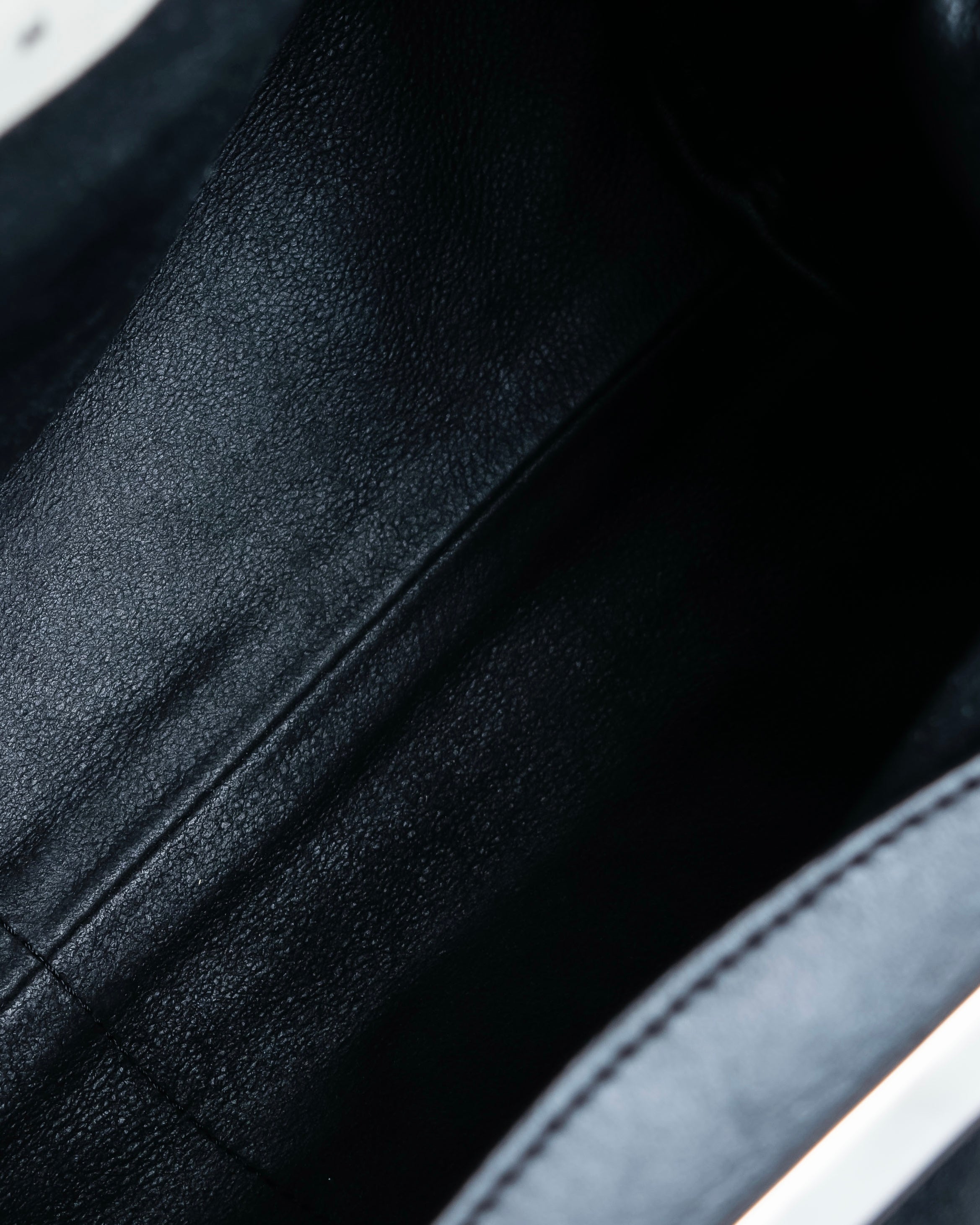 "MARNI" Side ribbon design rounded body leather bag