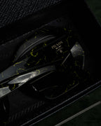"PRADA" Yellow marble acetate sunglasses