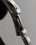 "VALENTINO ROLENTA" Green stone design square watch bracelet