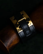 "HERMES" 2014 collection Kelly design leather bangle