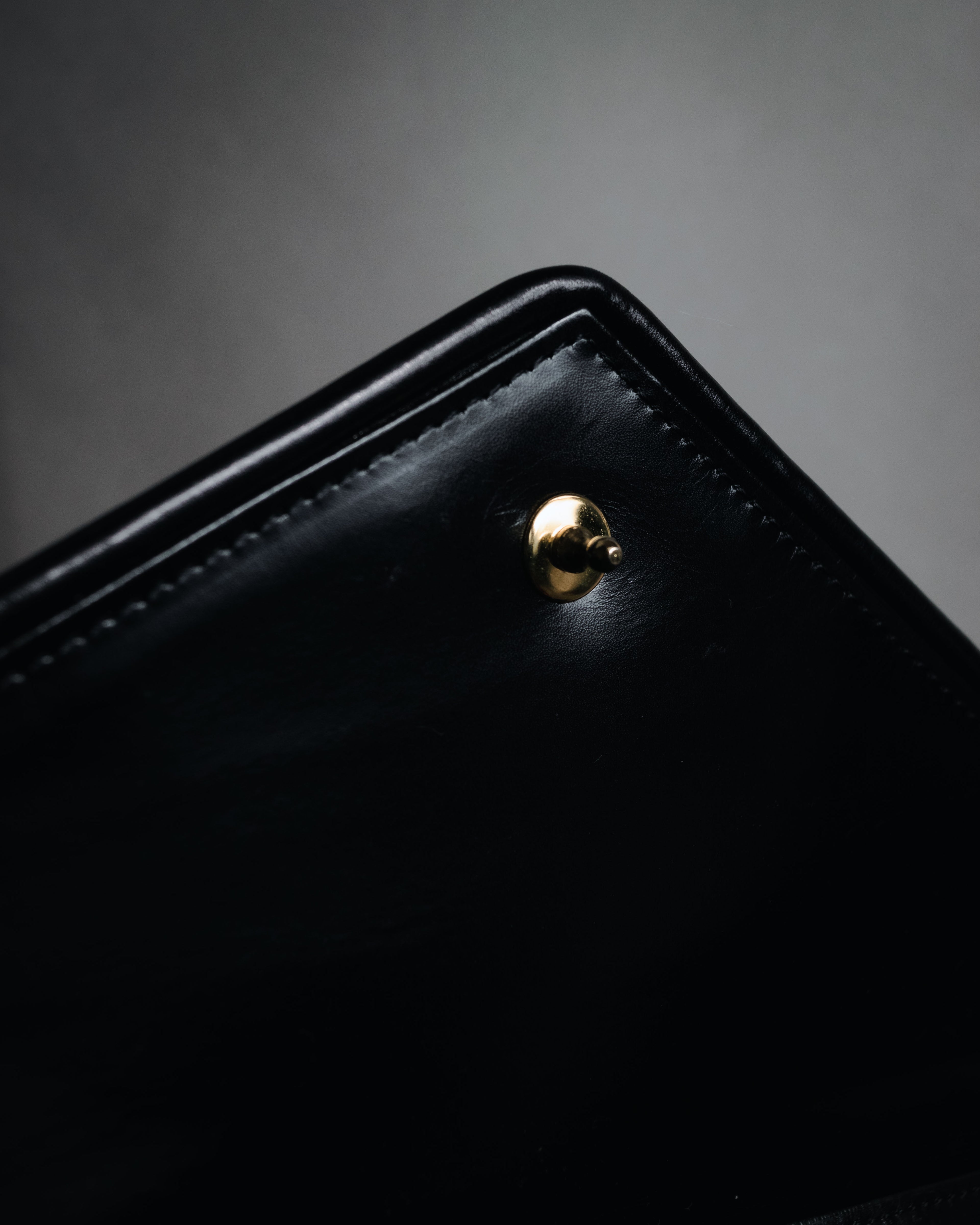 "Yves Saint Laurent" 80’s-90’s Astrakhan-flap envelope shoulder bag