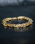 "Christian Dior" Double chain gold bracelet