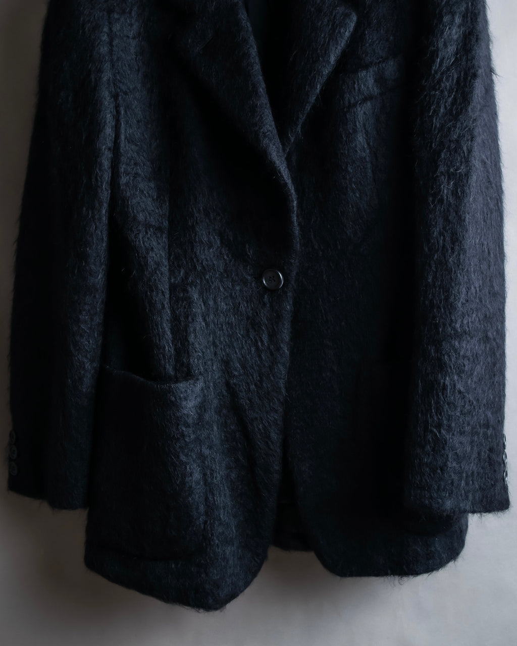 "DOLCE & GABBANA" Lightly brushed shaped tailored jacket