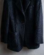 "DOLCE & GABBANA" Lightly brushed shaped tailored jacket