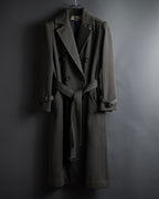 "Christian Dior" 70’s Classically tailored belted trench coat