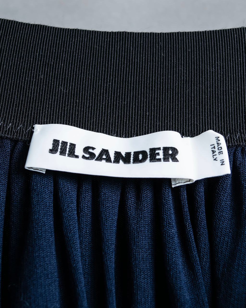 "JIL SANDER" Gathered design elastic waist skirt