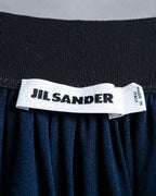 "JIL SANDER" Gathered design elastic waist skirt