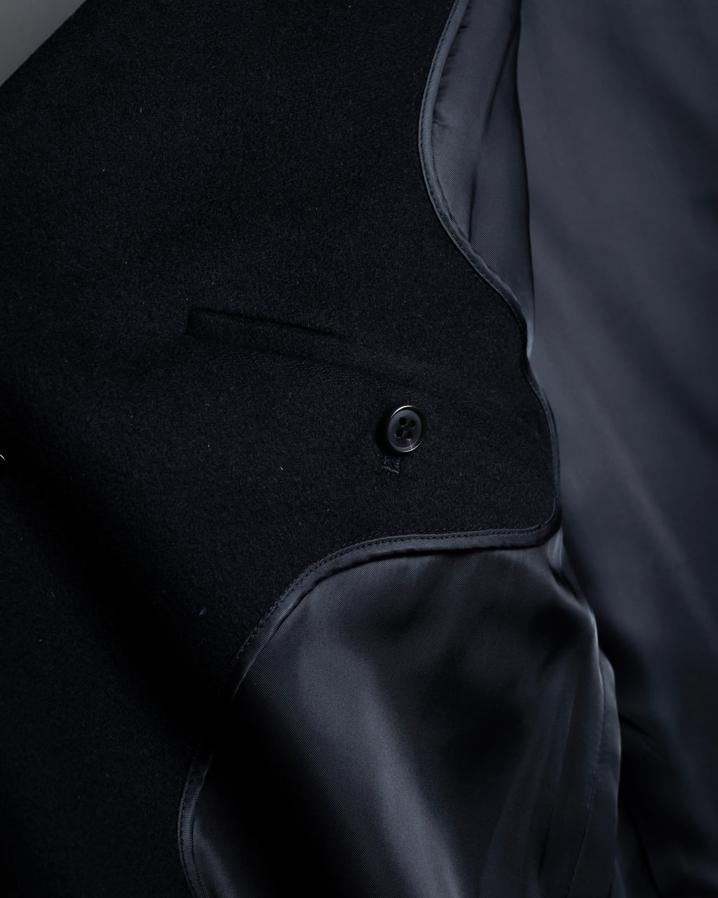 "PIERRE BALMAIN" Classic tailoring 100% cashmere chester coat