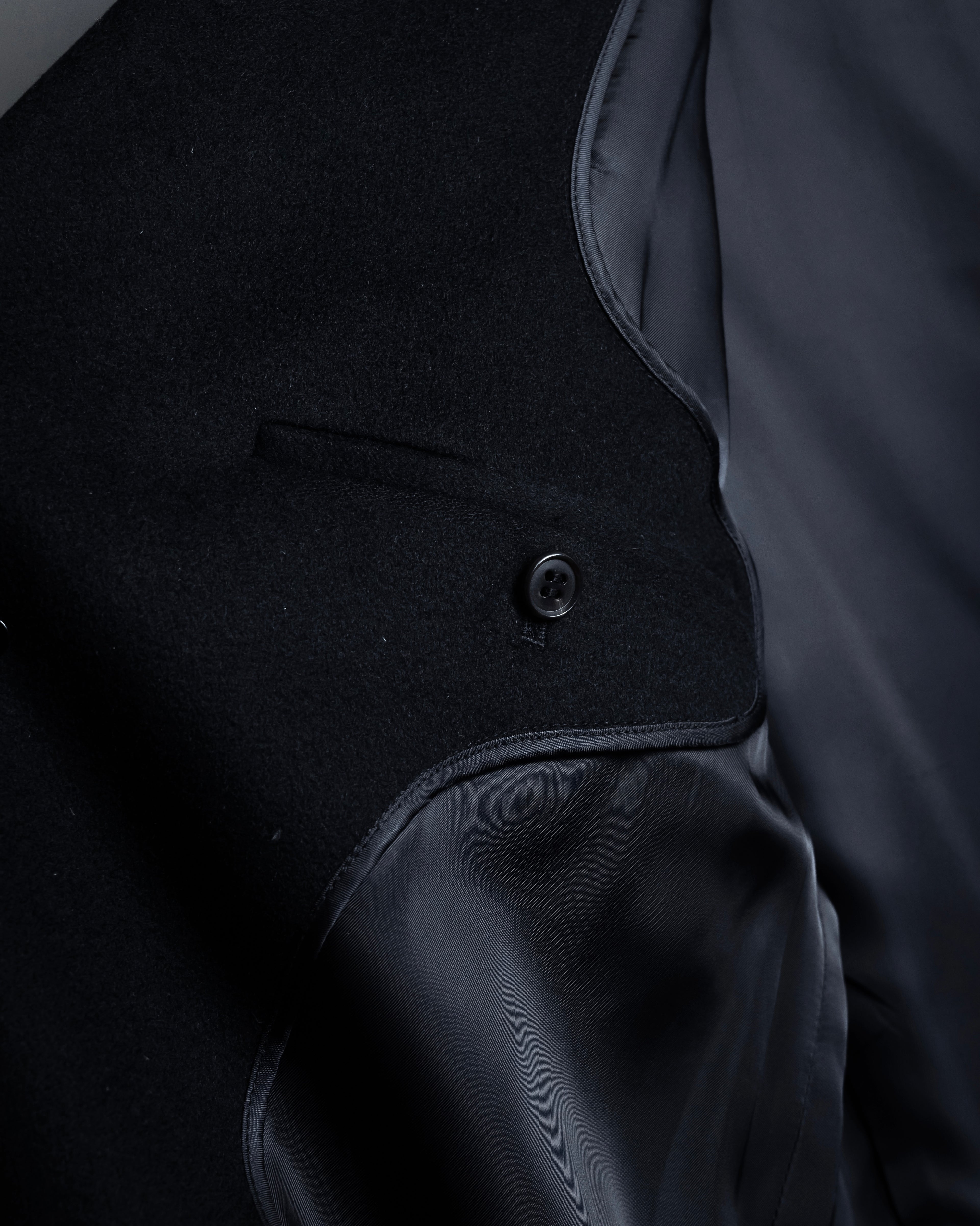 "PIERRE BALMAIN" Classic tailoring 100% cashmere chester coat