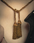 -SPECIAL- “Christian Dior“ 70’s-80’s Tassel rope chain necklace