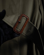 "BURBERRYS" Cape-attached design stand collar coat