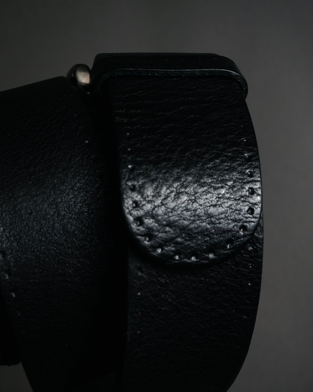 "GUCCI" 90’s-00’s Horsebit buckle leather belt