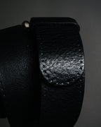 "GUCCI" 90’s-00’s Horsebit buckle leather belt