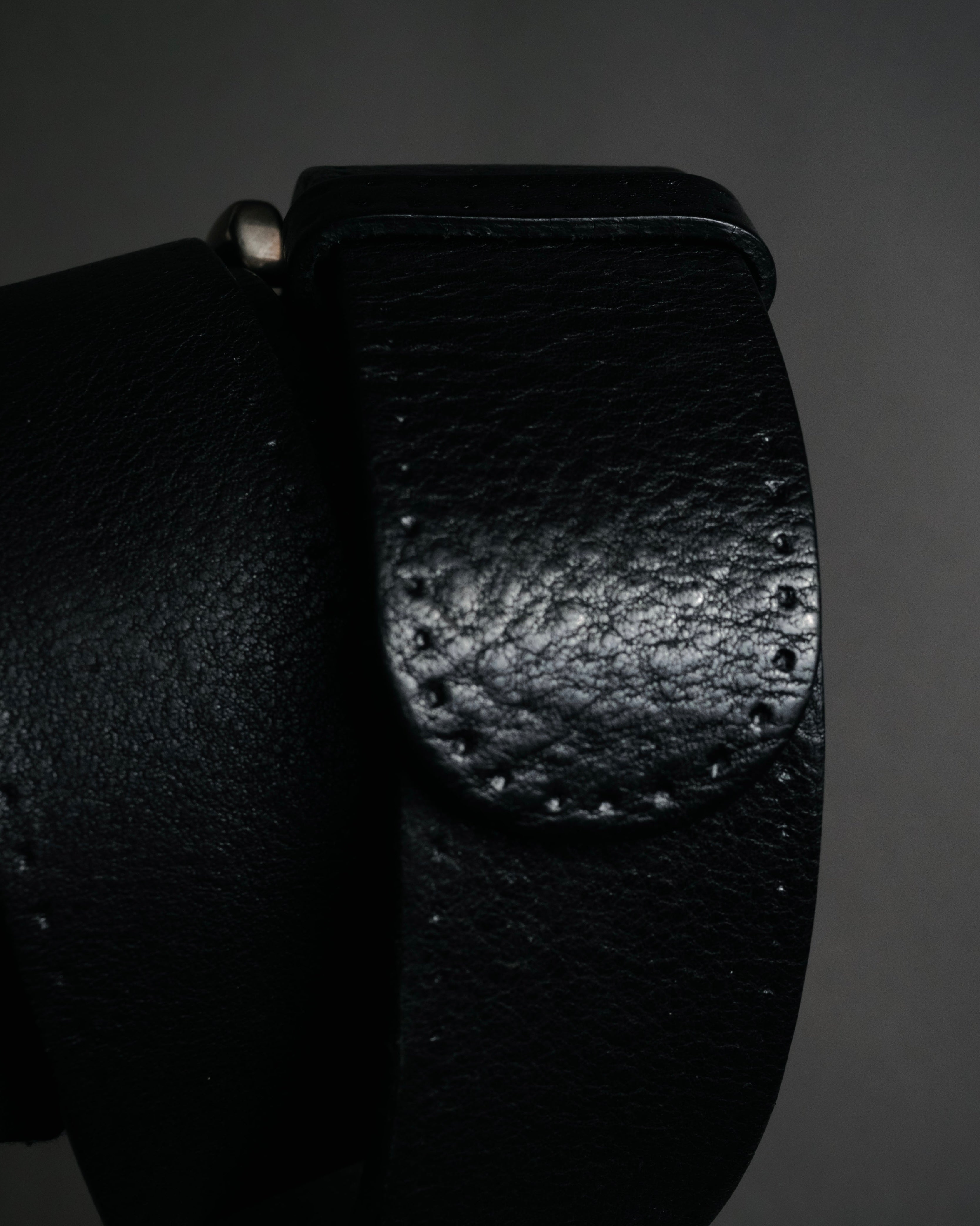 "GUCCI" 90’s-00’s Horsebit buckle leather belt