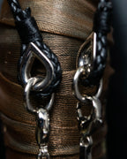 "Dolce &amp; Gabbana" Botanical design silver necklace