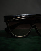 “LOEWE” 2018–2022 Futuristic shield acetate sunglasses