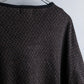 "Vintage chepron striped fine merino wool knit pullover"