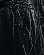 "CHANEL" 2005AW fantasy yarn embellished fringe scarf