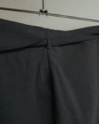 “JIL SANDER” 90’s-00’s Side tie wool wrap skirt