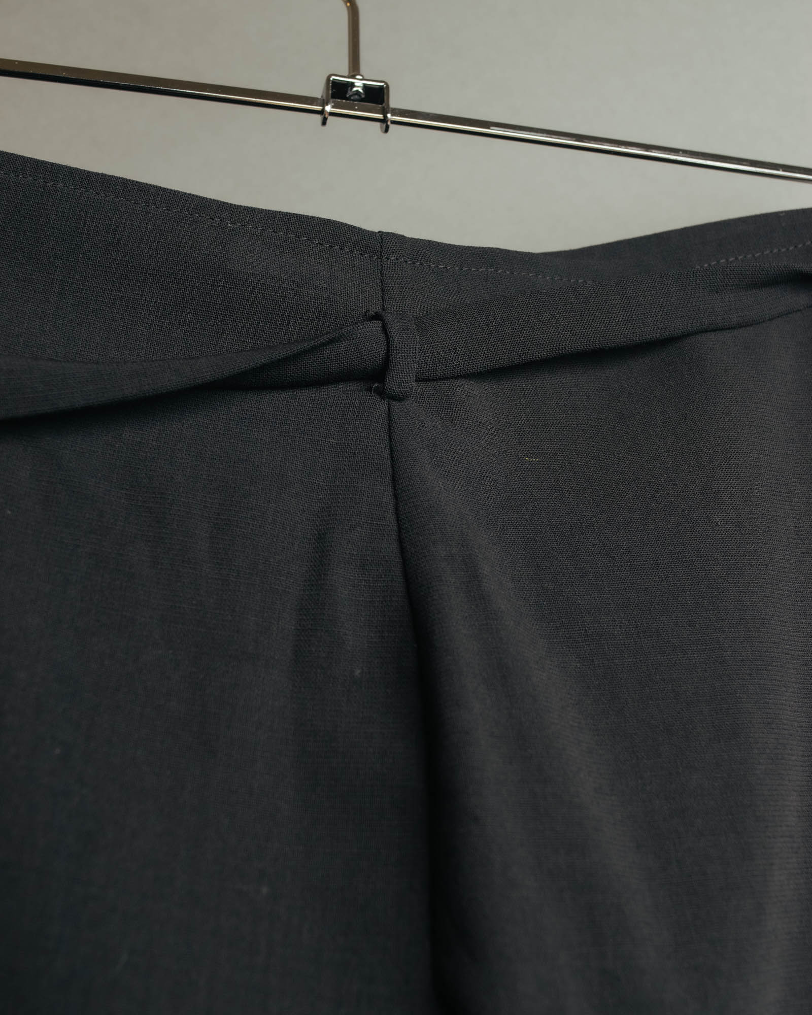 “JIL SANDER” 90’s-00’s Side tie wool wrap skirt