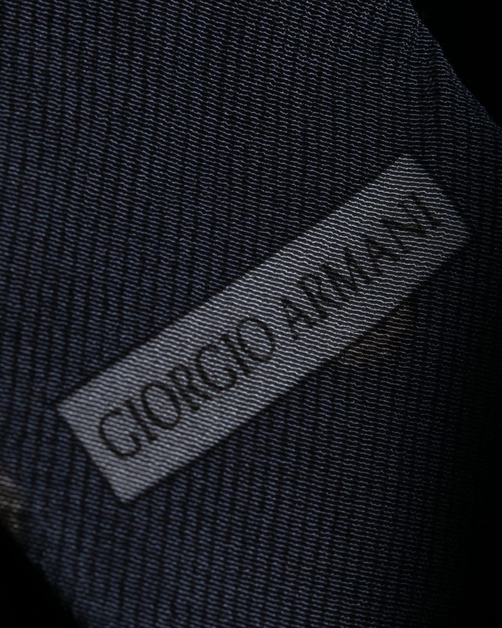 "GIORGIO ARMANI" Dot pattern silk  necktie