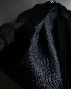 "VERSACE sport"
Stand collar double zipper suede blouson