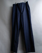 Vintage no tuck wide tapered slacks