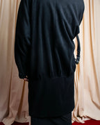 "STELLA McCARTNEY" Cashmere blend peak lapel tailored coat