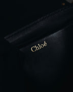 "Chloe" June bow-detail chain shoulder bag