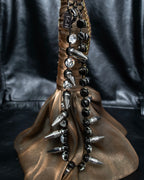 "N21 NUMERO VENTUNO" Studded diamond combination necklace