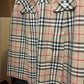 "BURBERRY" Nova check pattern box pleats mid length skirt