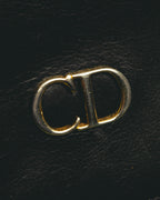 "Christian Dior" 80's-90's Black and red bifold wallet