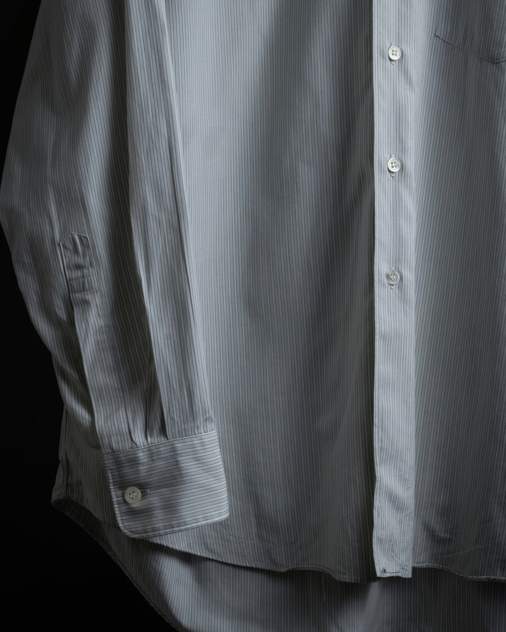 "COMME des GARCONS HOMME" Beautiful pinstripe button-down shirt
