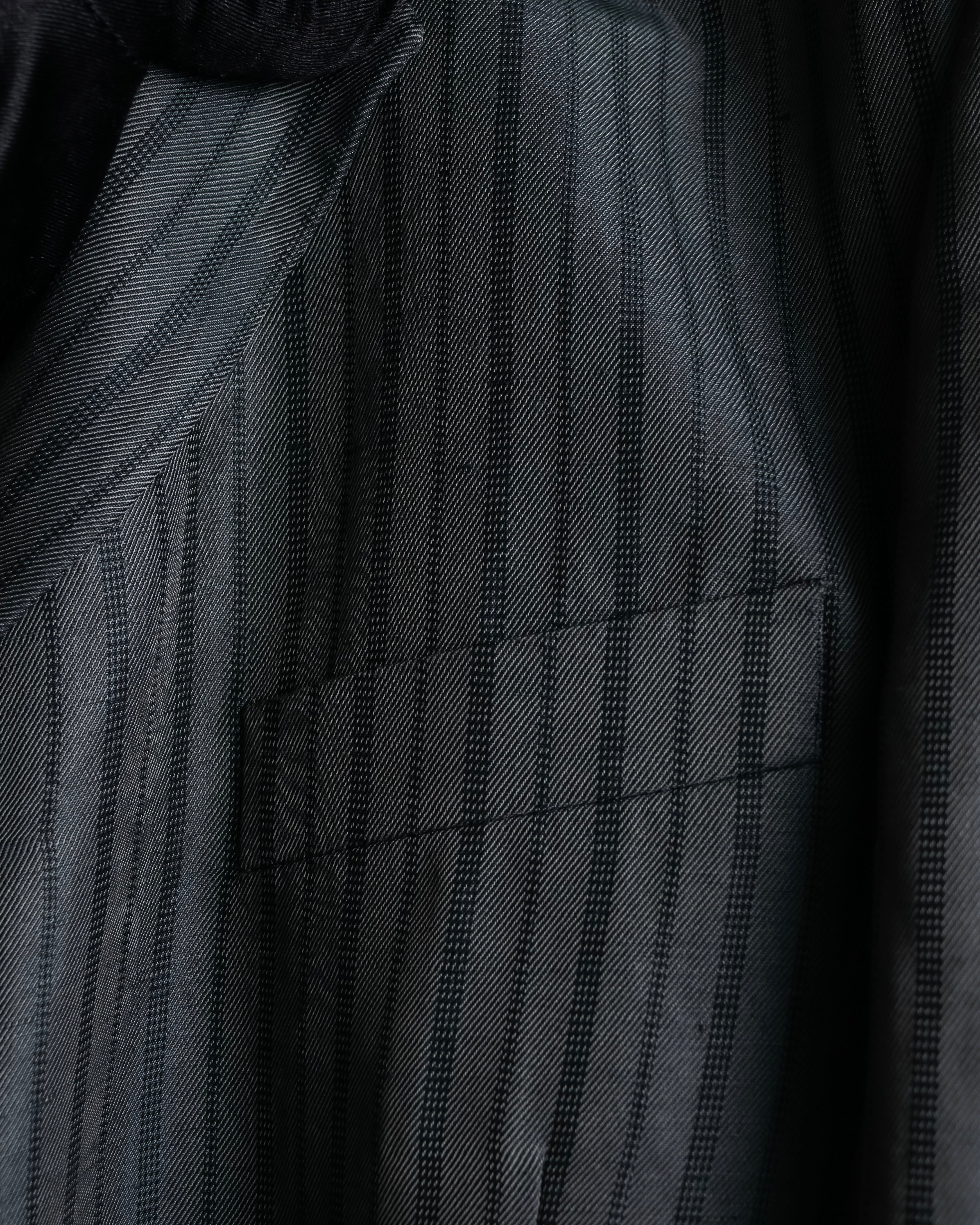 "Acne Studios" Antique design long striped coat