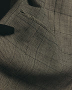 "Pierre Balmain" 80's-90's Windowpane check wool blazer