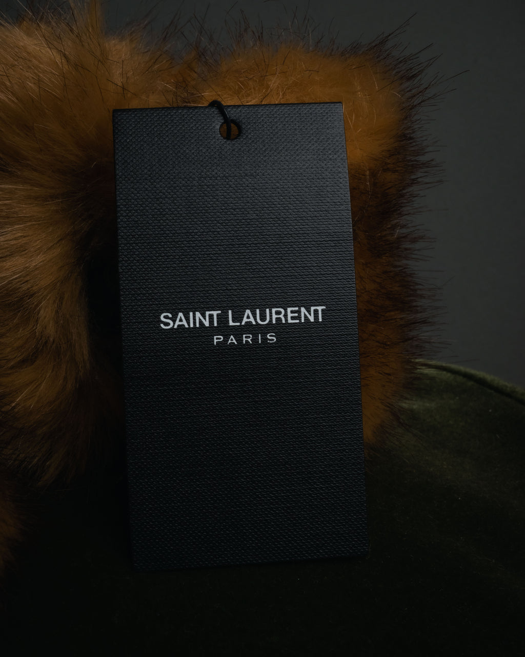 “SAINT LAURENT PARIS“ 2021-2022 Faux fur wrist cuffs